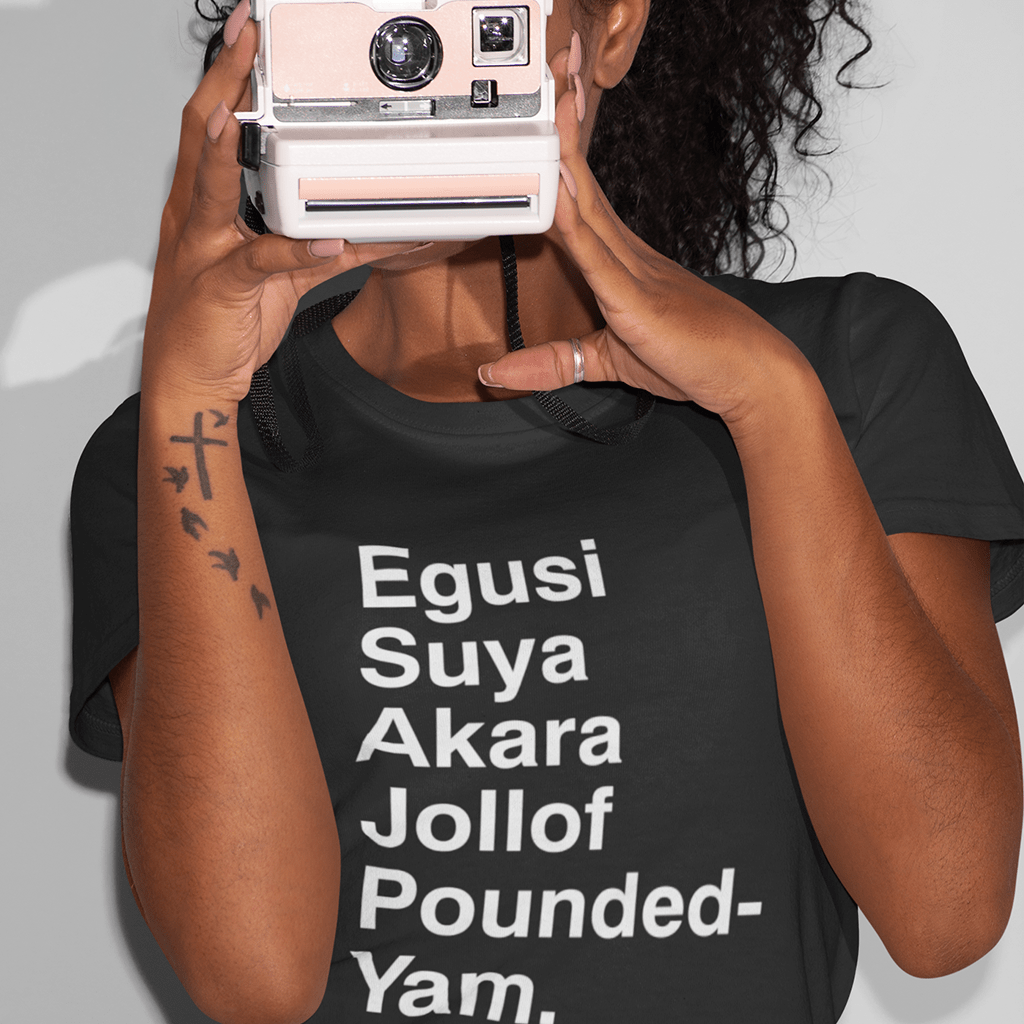 Naija Food list Unisex T-Shirt