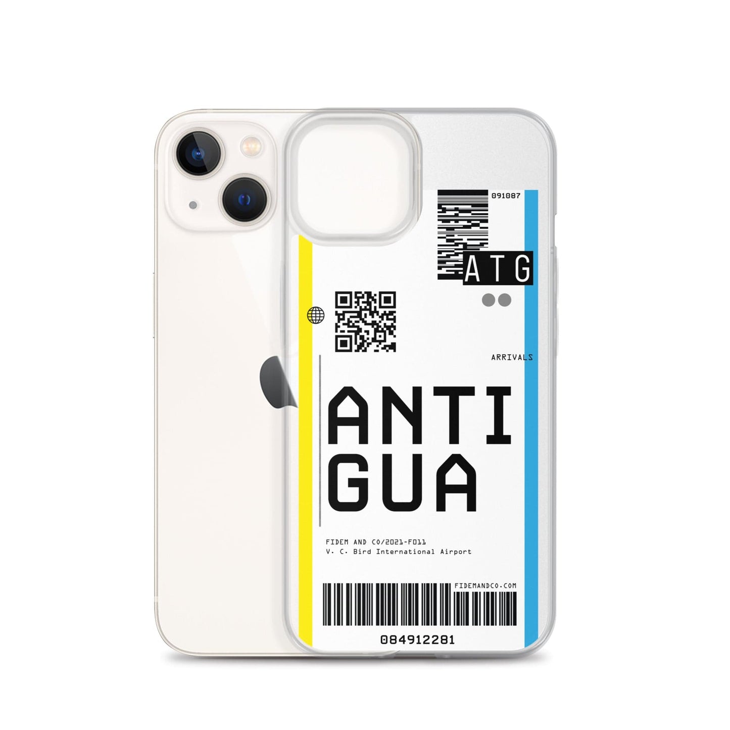 Antigua Flight Ticket Case