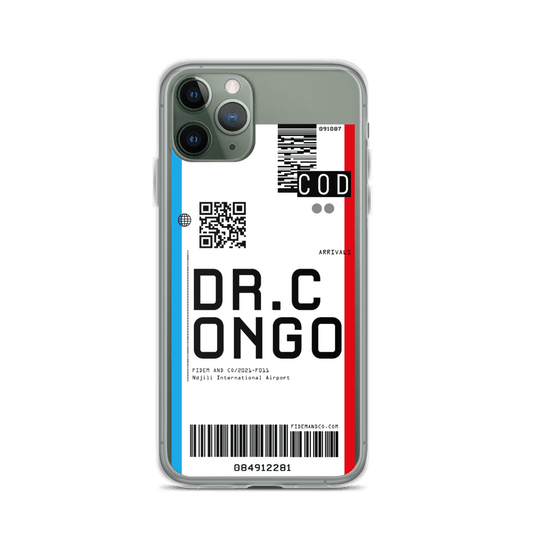 DR. Congo Flight Ticket Case