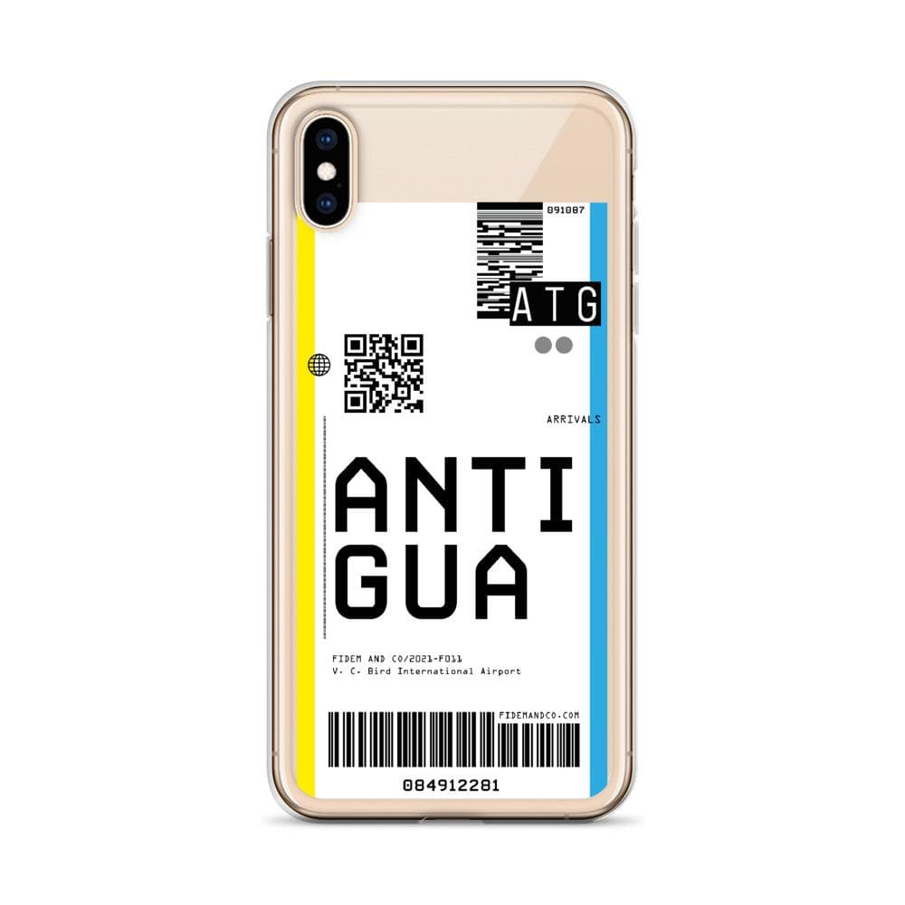 Antigua Flight Ticket Case