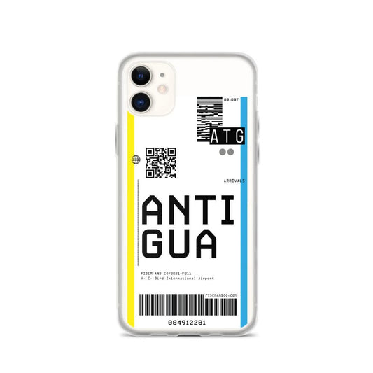 Antigua Flight Ticket Case