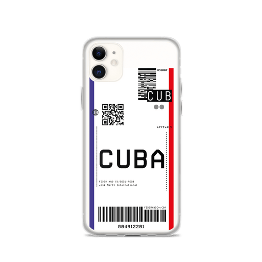 Cuba Flight Ticket Case