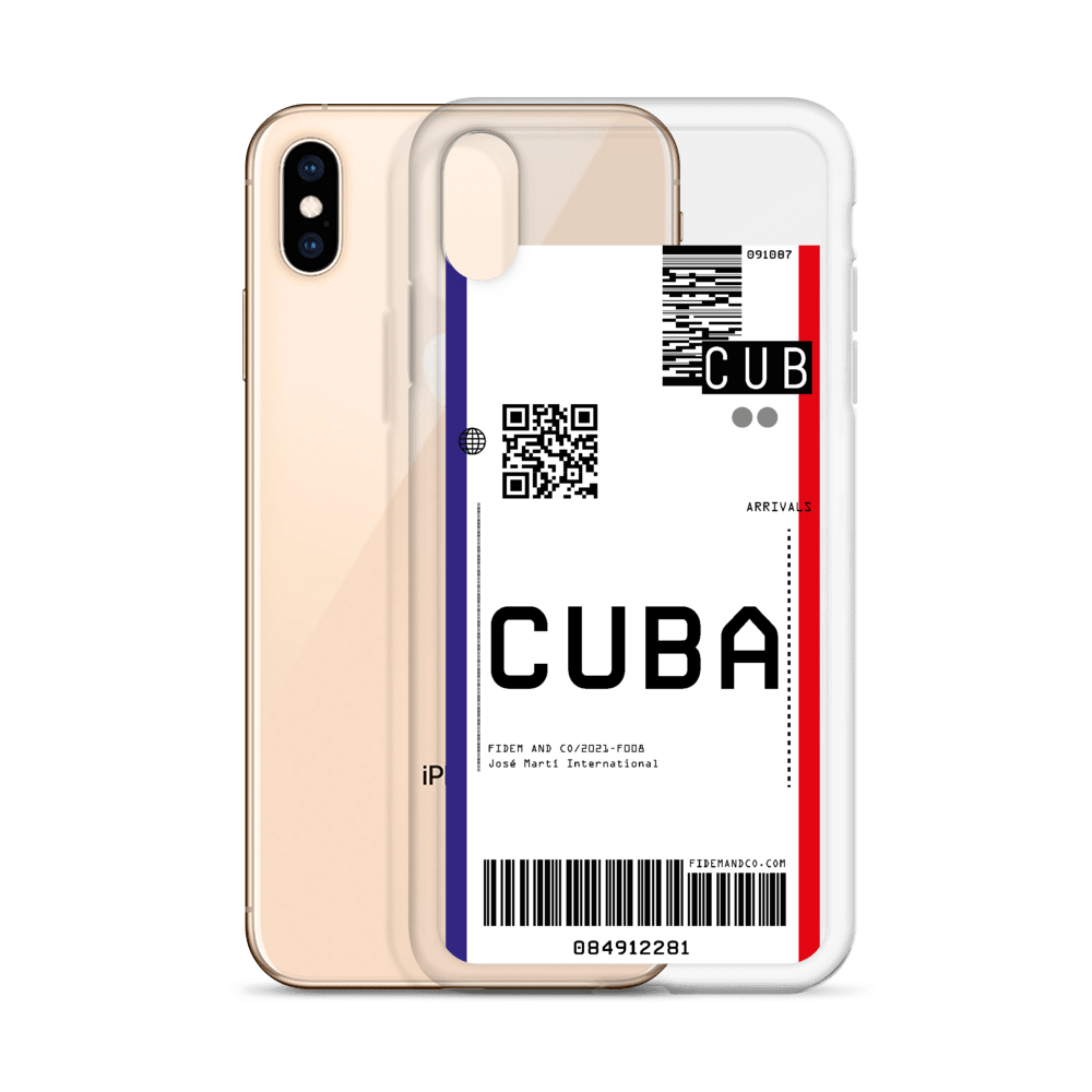 Cuba Flight Ticket Case