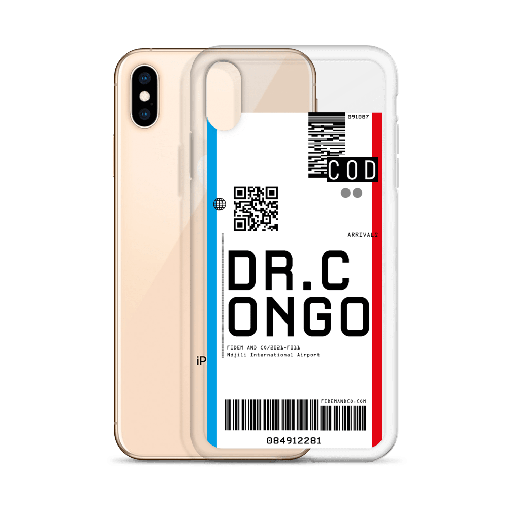 DR. Congo Flight Ticket Case