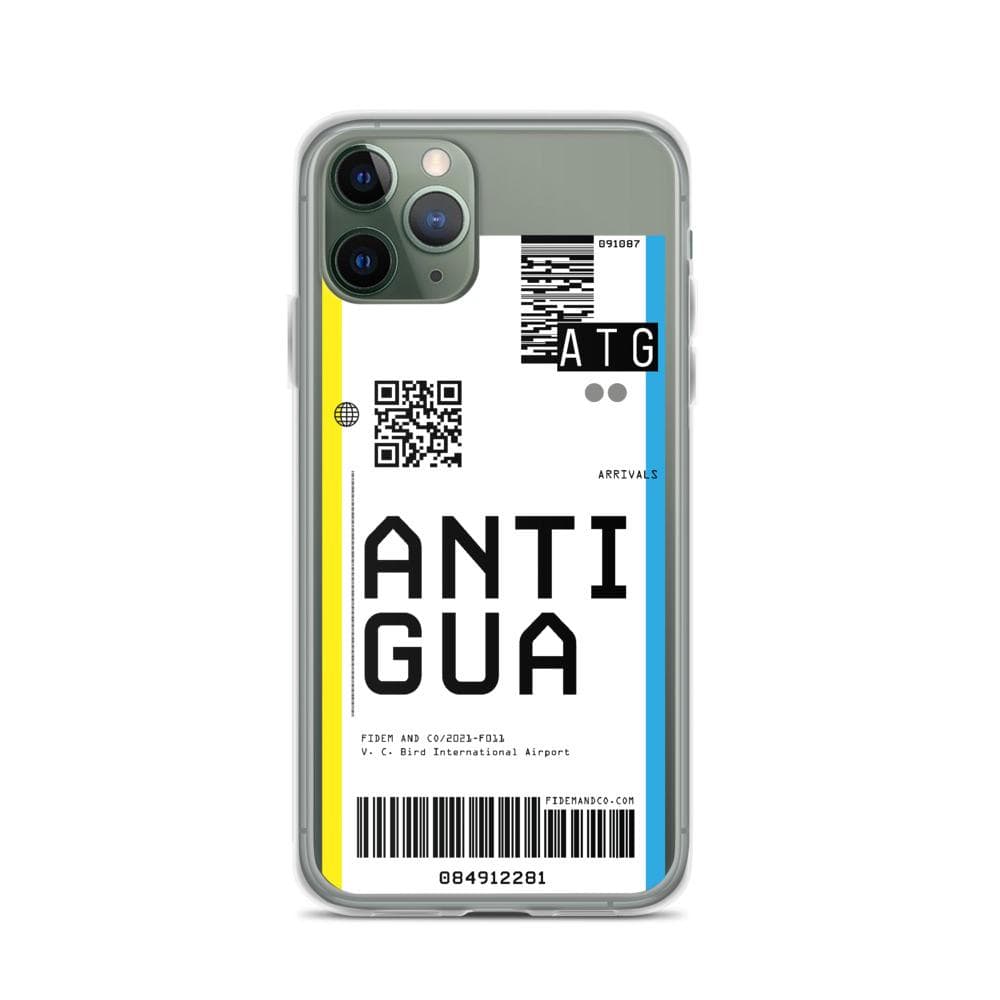 Antigua Flight Ticket Case