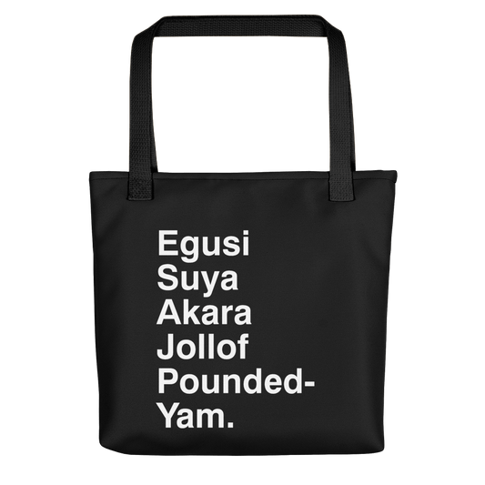 Naija Foodie Tote bag