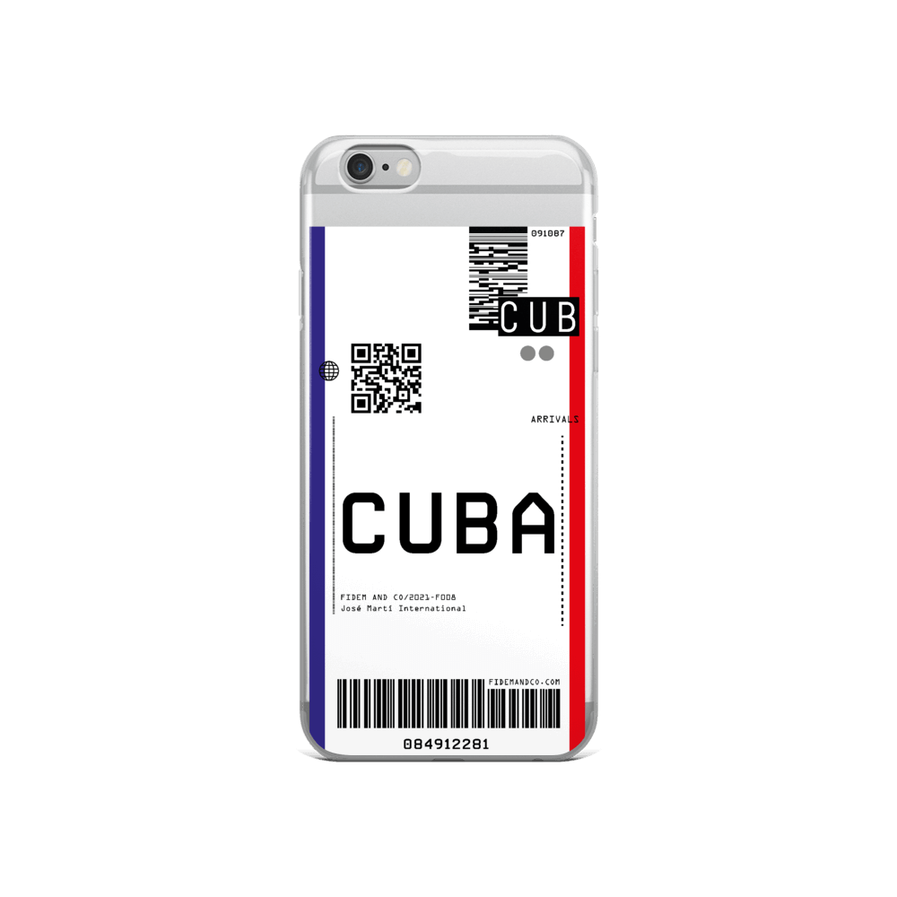 Cuba Flight Ticket Case